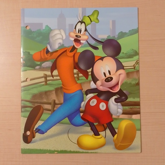 $5 2 Disney Mickey Mouse Goofy Binder File Folders - Picture 4 of 8